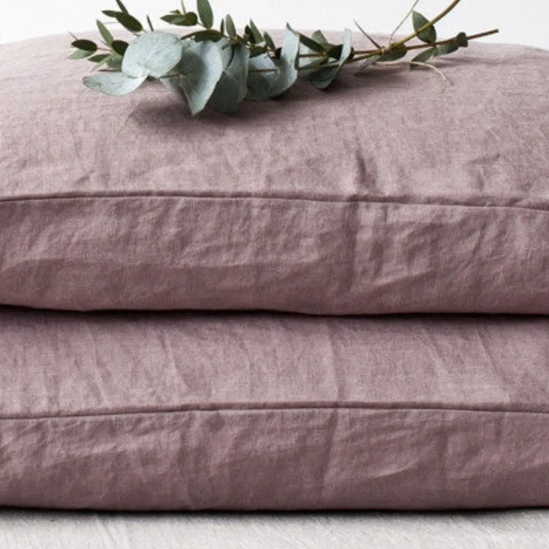 Ashes of Roses Linen Pillowcase