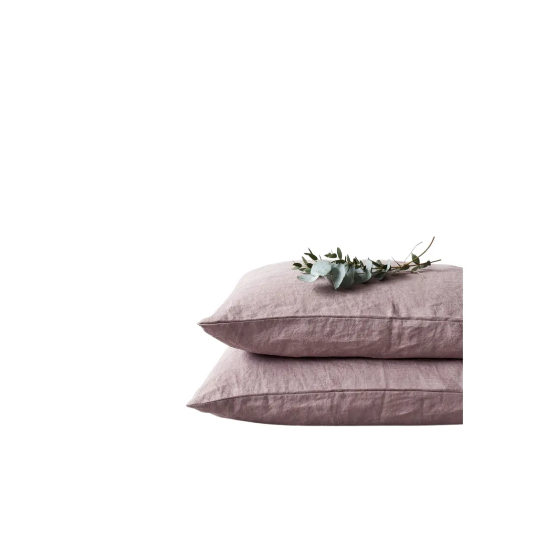 Ashes of Roses Linen Pillowcase