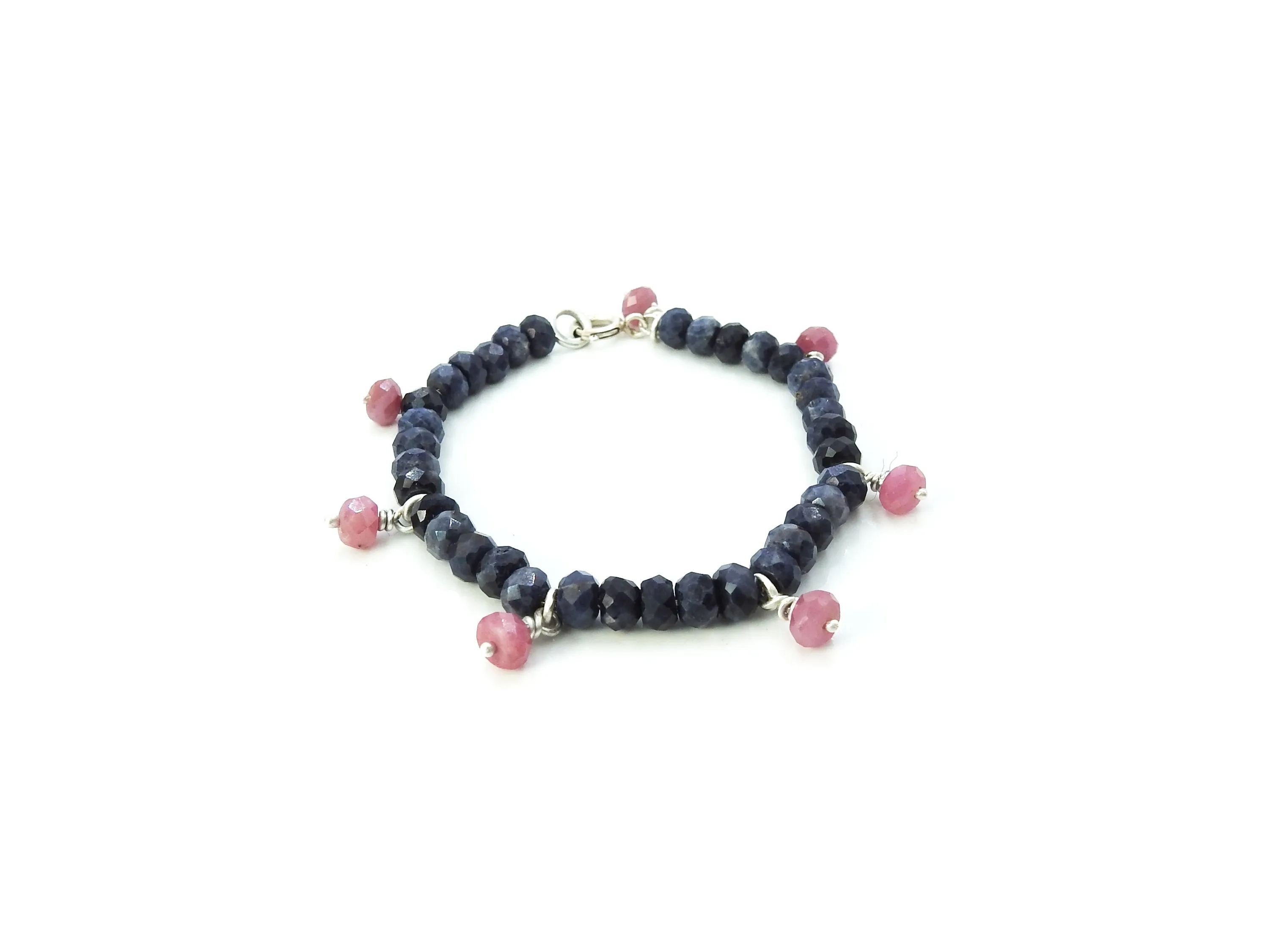 Blue denim sapphires and Rubies
