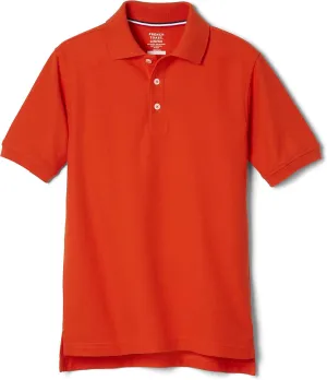 French Toast Boys' Short Sleeve Pique Polo Shirt (Standard & Husky)