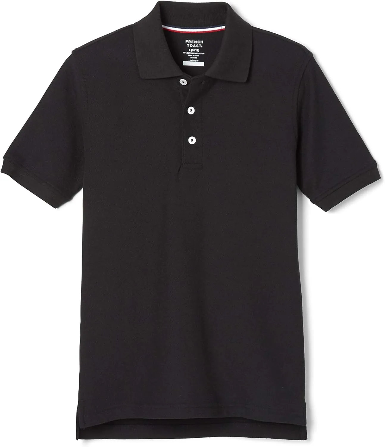 French Toast Boys' Short Sleeve Pique Polo Uniform Shirt (Standard & Husky)