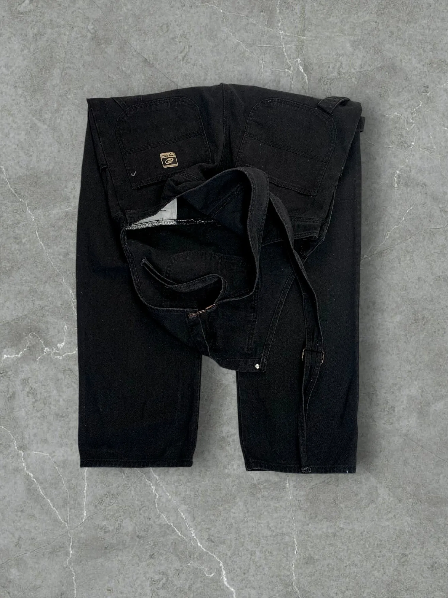 GEORGIO PEVIANI 90'S CARPENTER WIDE LEG OVERALL