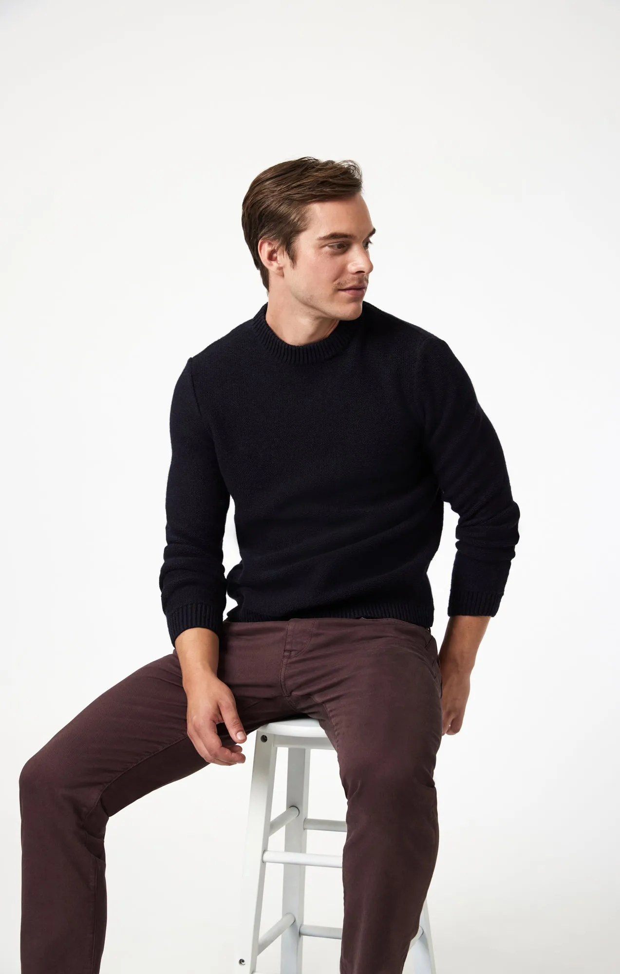 JAKE SLIM LEG IN LATTE ATHLETIC