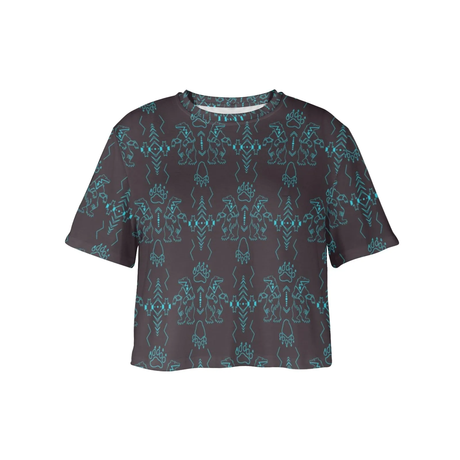 Ledger Bear Women's Cropped T-shirt