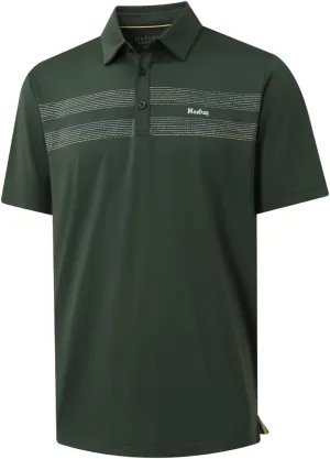 M MAELREG Golf Shirts for Men Quick Dry Short Sleeve Casual Stylish Moisture Wicking Chest Print Collared Mens Polo Shirts