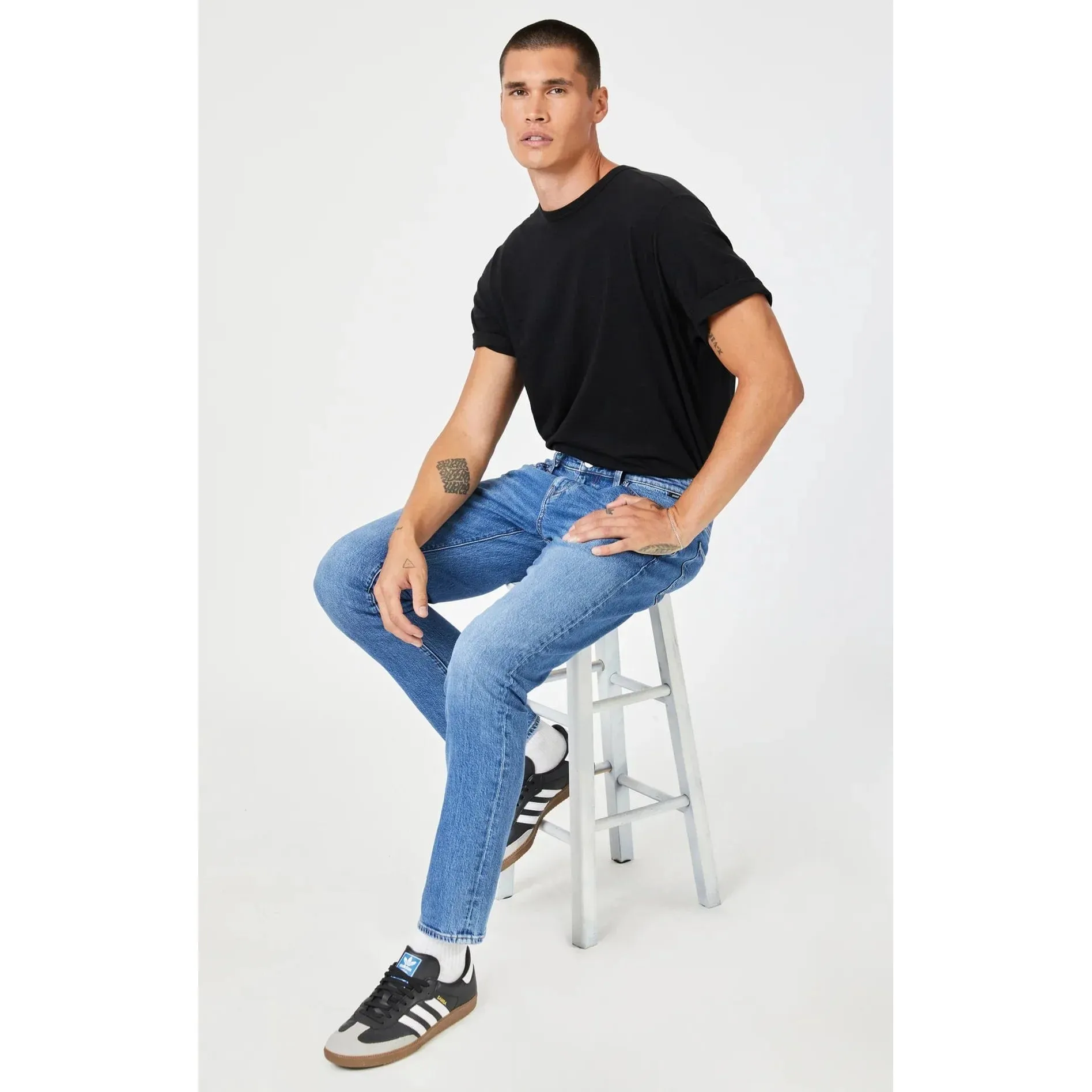Mavi Jake Dark Recycled Blue Denim