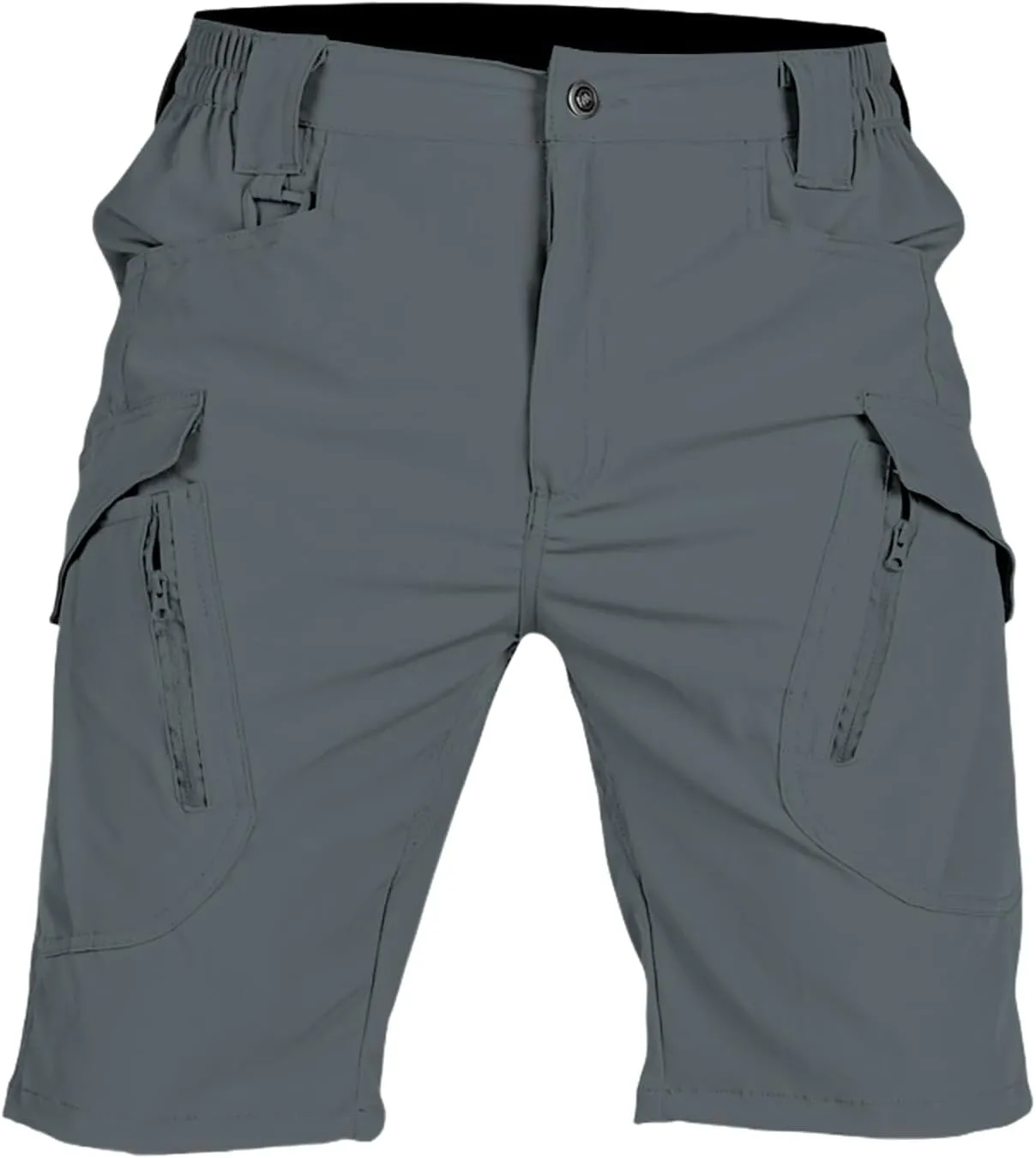 Mens Hiking Cargo Shorts Tactical Quick Dry Classic Shorts Elastic Waist Stretch Breathable Pant with Multi Pocket