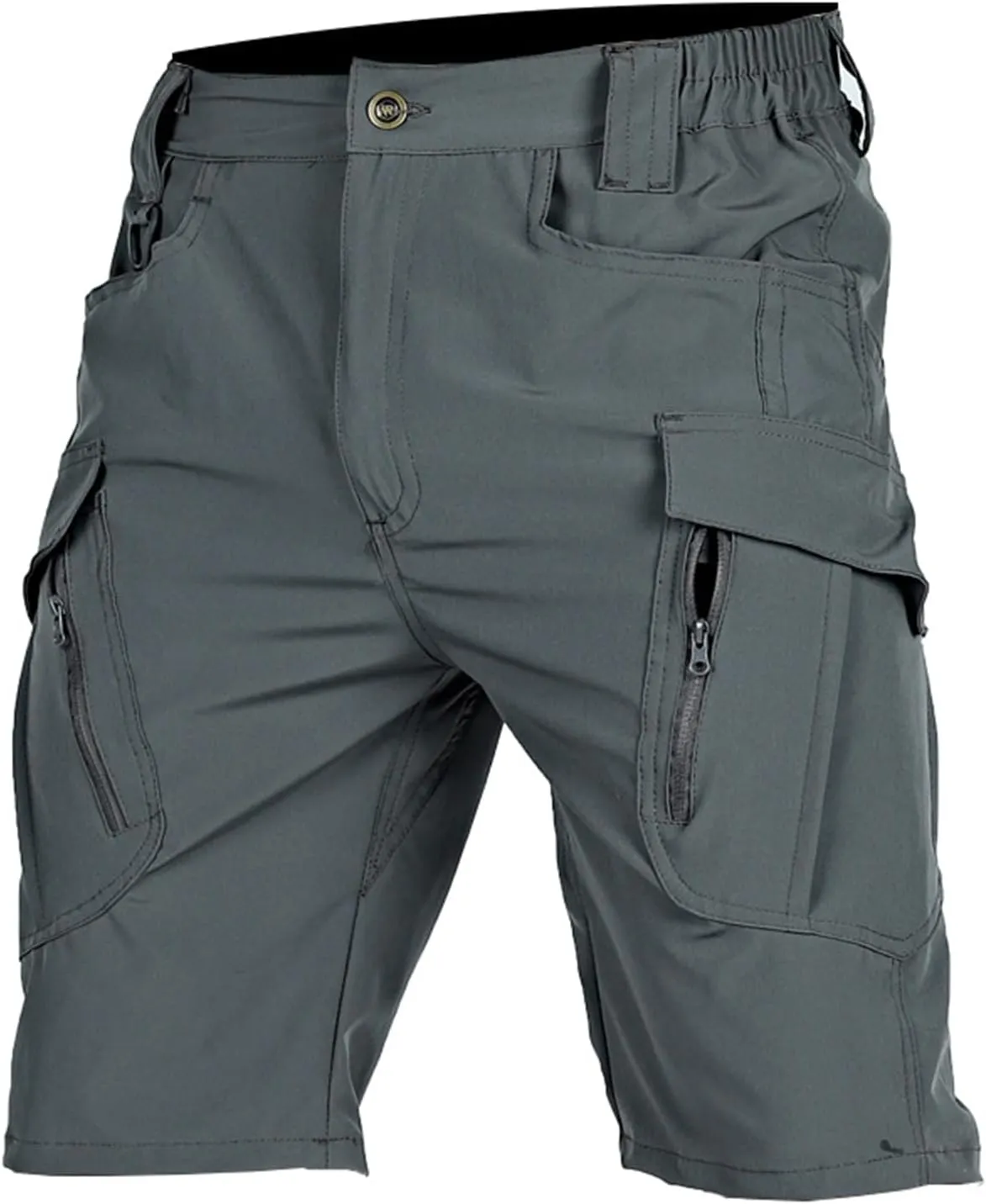 Mens Hiking Cargo Shorts Tactical Quick Dry Classic Shorts Elastic Waist Stretch Breathable Pant with Multi Pocket