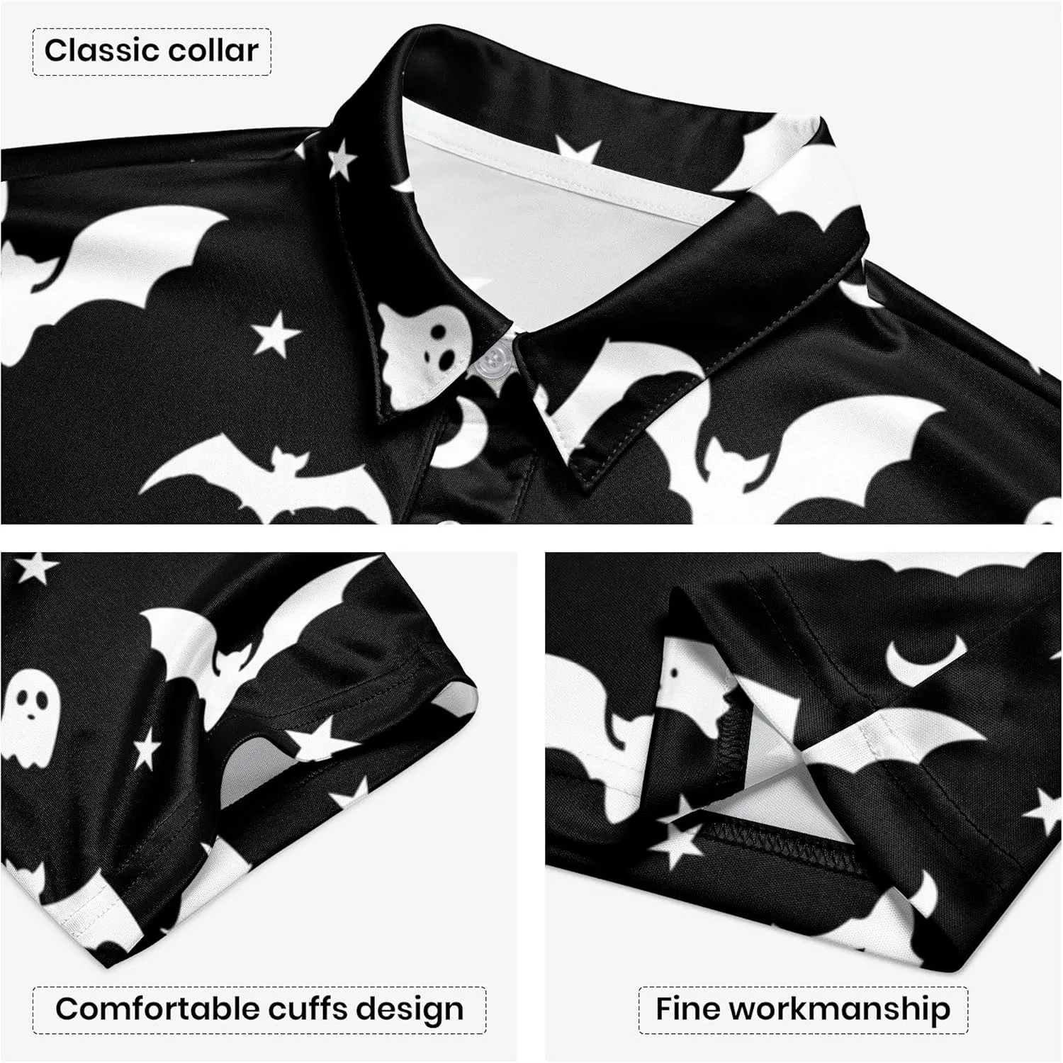 Mens Polo Shirt Retro 80s 90s Golf Tennis Sport T-ShirtSoft Breathable Elastic Fabric Short Sleeve