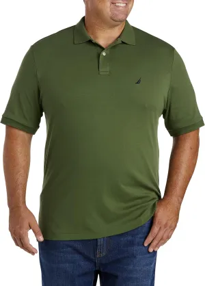 Nautica Men's Classic Fit Short Sleeve Solid Soft Cotton Polo Shirt