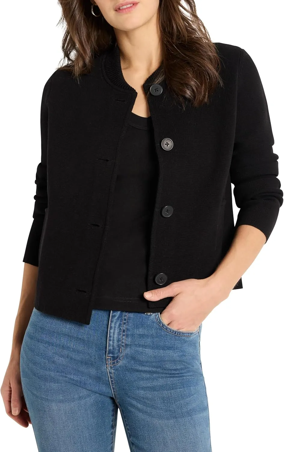 NIC ZOE Women's Knit Bomber Jacket