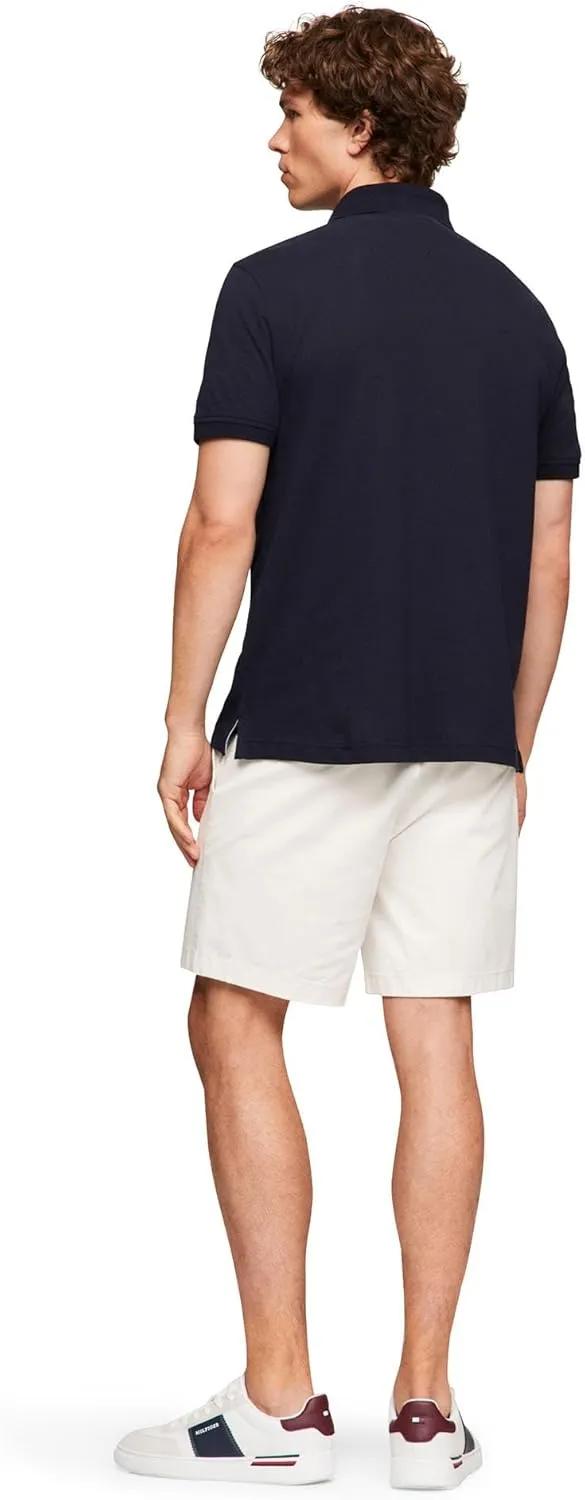 Tommy Hilfiger Men's Short Sleeve Cotton Pique Flag Polo in Regular Fit